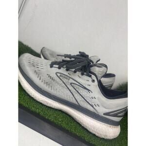 Brooks Sneakers Women 8.5 Glycerine 19 Gray Black Running Shoes Athletic Comfort